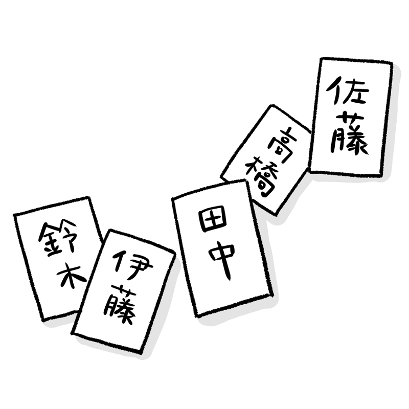 「私の会ったことある苗字珍しい人たち。そのストーリーをお届けします」