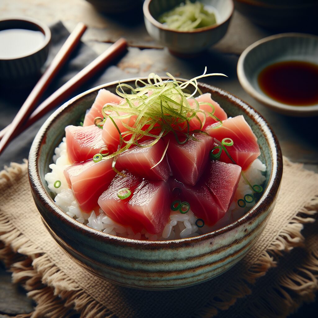 見たことないマグロ丼！驚きと興味が止まらない！