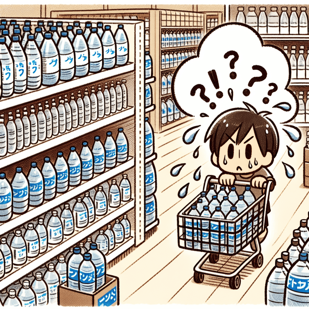 「水買い占めの現象が広まる中、必要な対策は？」