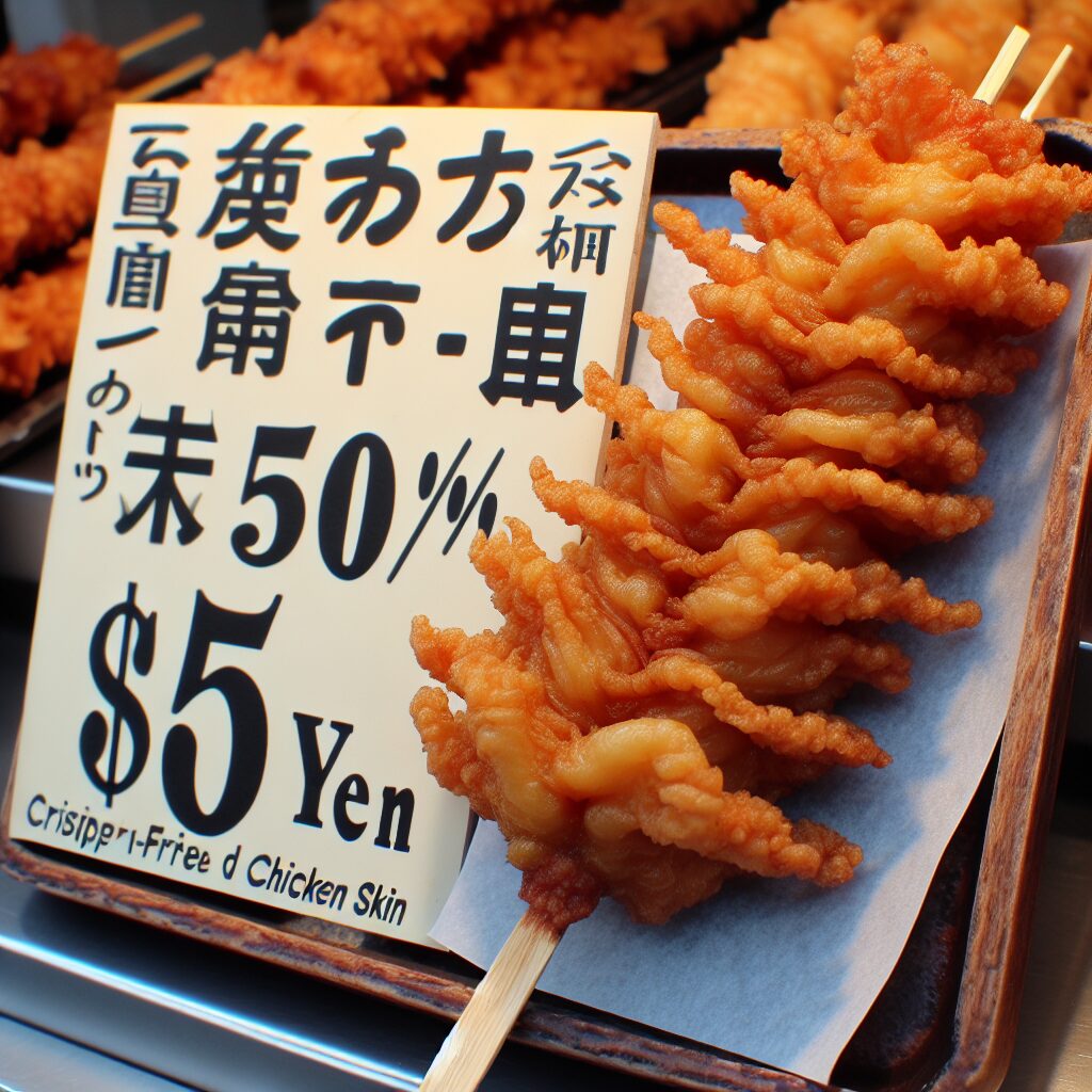 驚愕！揚げた鶏皮串が1本50円の理由とは？