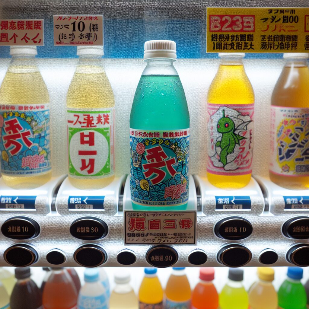 知られざる自販機の宝物：珍しい飲料水を探せ