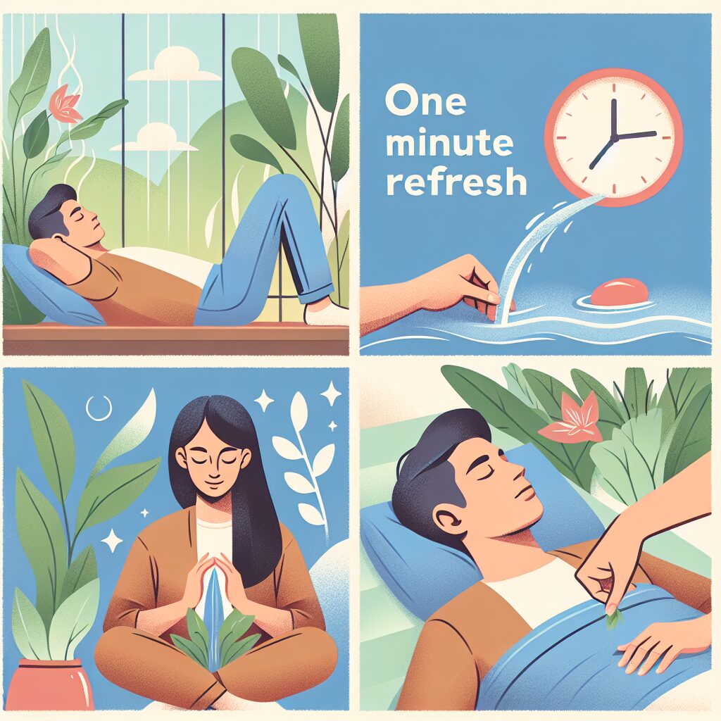 ストレスと上手に付き合うための1分間リフレッシュ法