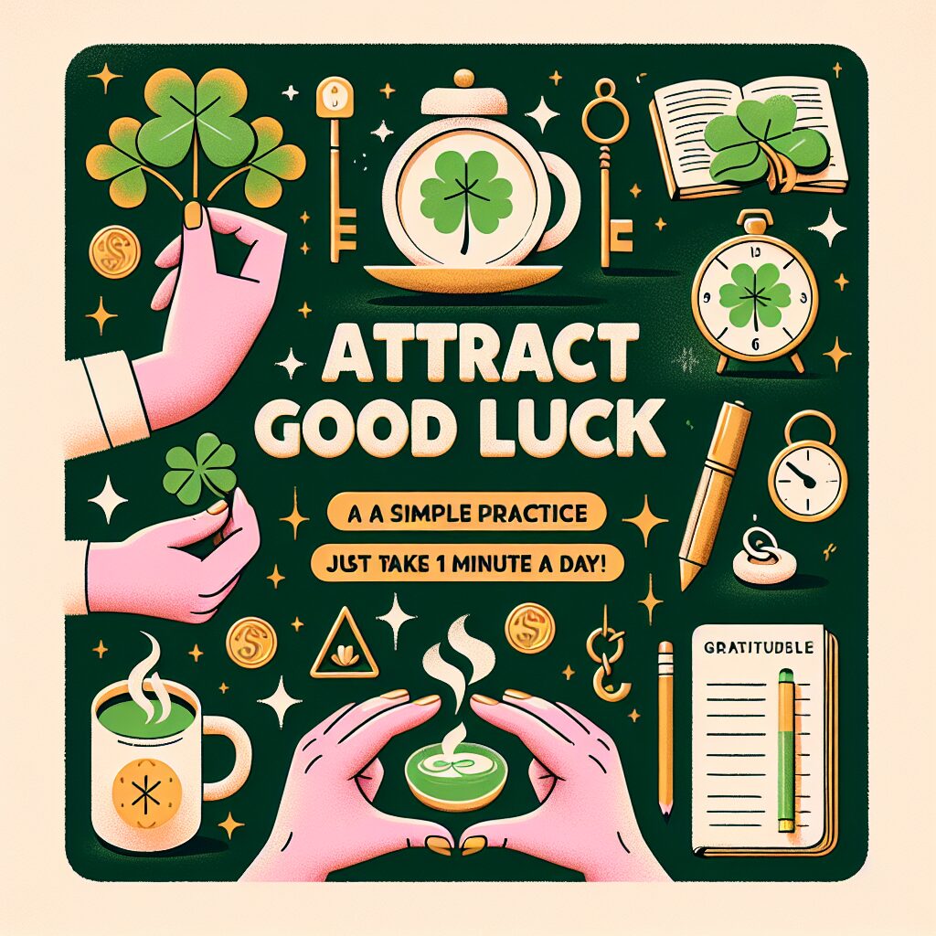 1日1分でラッキー体質に！幸運を引き寄せるシンプル習慣